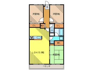 センチュリ－コ－ト宝塚の物件間取画像